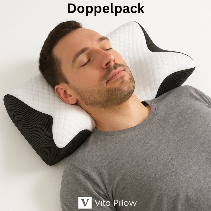 Vita Pillow Nova 2er Set schwarz