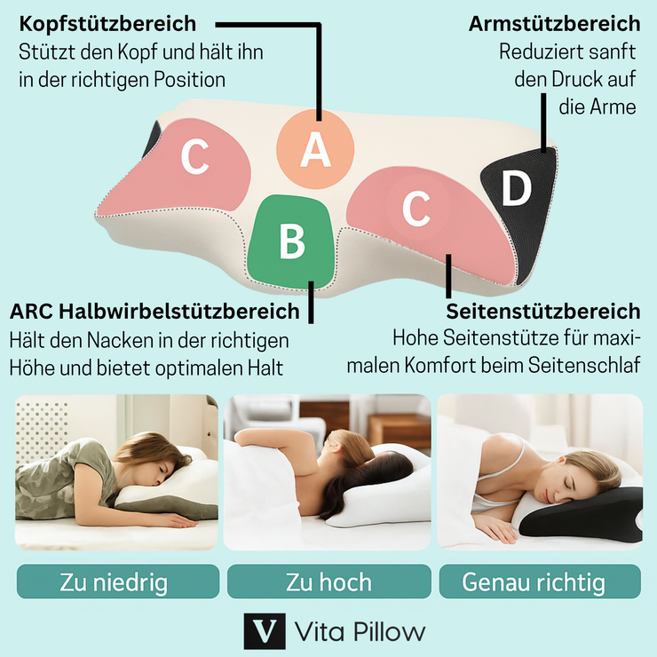 Vita Pillow Nova schwarz